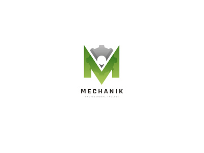 Mechanic M Letter Logo logo opaq strength strong