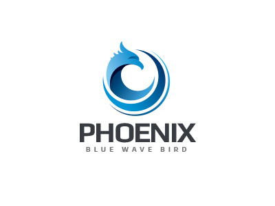 Phoenix bird blue eagle legend life mystical myth ocean phenix phoenix rebirth wave