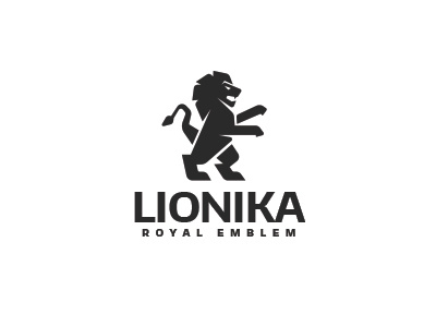 Lionika crest dominion elegant emblem king lion majestic pride royal royalty strength strong