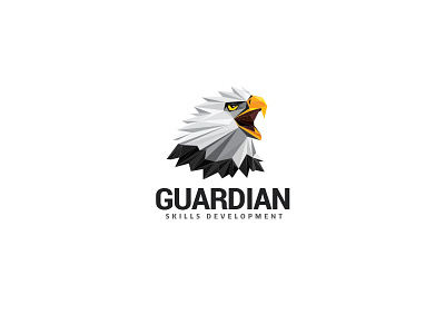 Guardian Logo agility bird dominance eagle flight freedom guardian patriotic predator strength vision wisdom