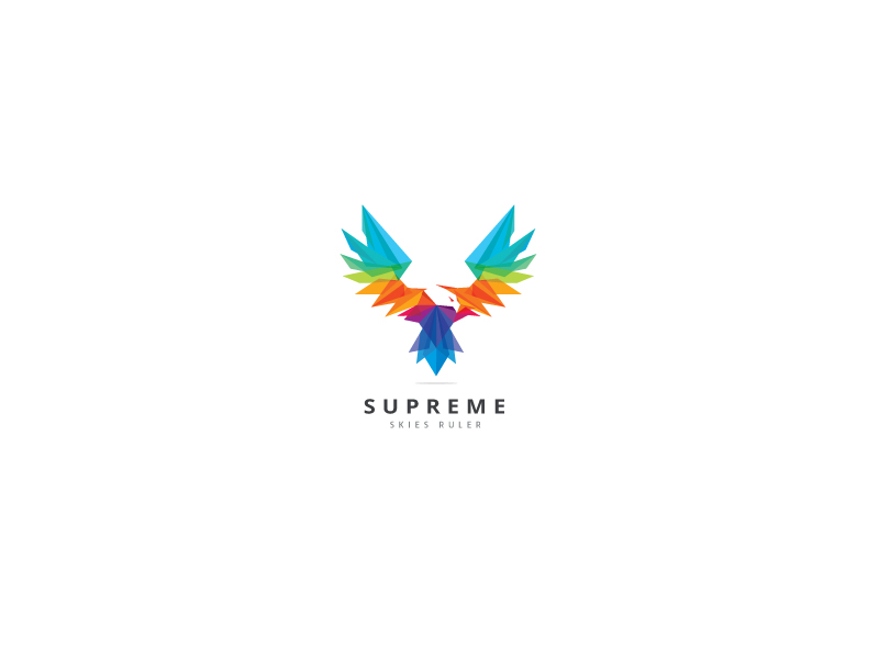 Supreme hotsell rainbow logo