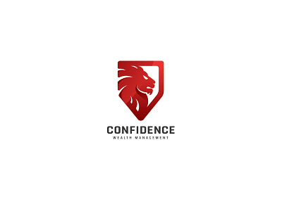 Confidence Lion Logo courage crest dominance investment king leadership lion royal royalty strength vision wisdom