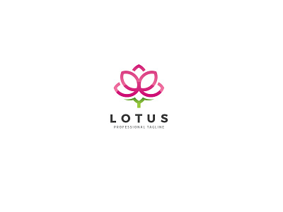 Lotus Logo blooming flower life lotus nature petals pure relaxation spa water wellness zen