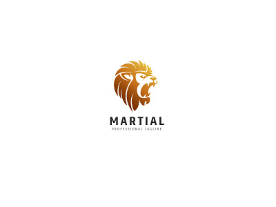 Martial Logo courage dominance king kingdom leadership lion pride roar royal strength vision wisdom