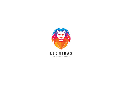 Polygons Lion Logo