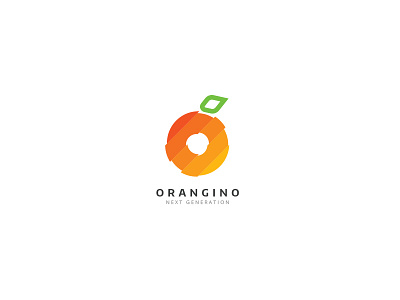 Orange Circular Logo biologic citrus fresh fruit juice juicy leaf natural orange orange juice organic slice