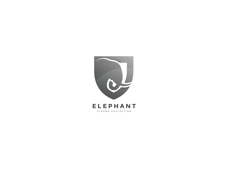 Elephant Shield Logo By Opaq Media Design On Dribbble