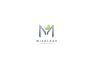 Mixology M Letter Logo