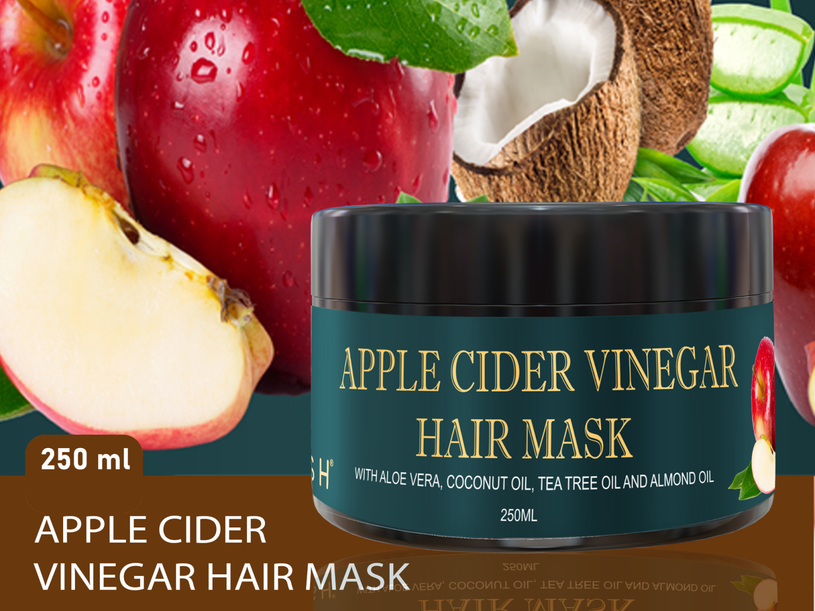 Newish Apple Cider Vinegar Hair Mask by newish on Dribbble