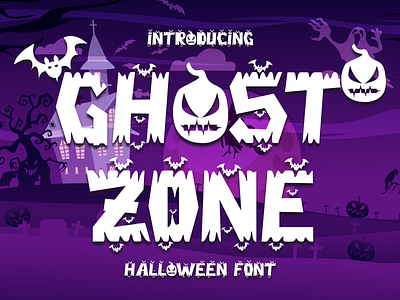 Ghost Zone branding display graphic design halloween