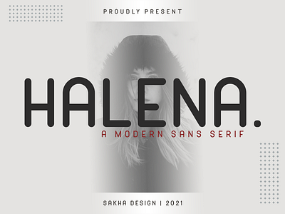 Halena background design illustration logo love new sans sanserif