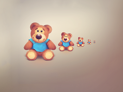 Teddy bear icons