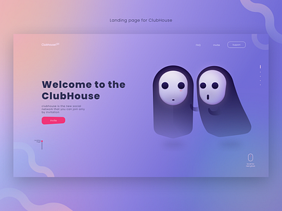 Design Landing Page for ClubHouse