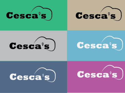 cesca s new logo lofo desig logo design logotype name desigin name desigin