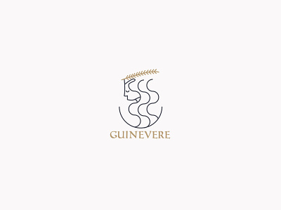 Guinevere Logo bakery brand brand identity branding design font graphic illustration logo logotype typogaphy