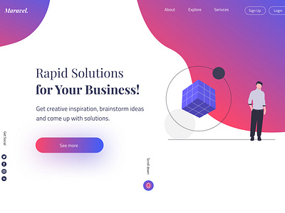 Maravel Landing Page