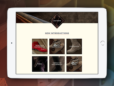 Leather Website | WIP