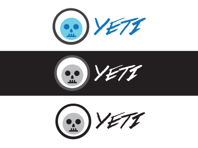 YETI branding illustrator logo vector yeti