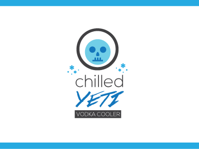 Chilled Yeti branding illustrator label logo vector yeti