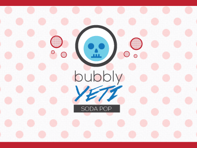 Bubbly Yeti branding illustrator label logo vector yeti