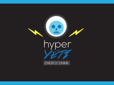 Hyper Yeti branding illustrator label logo vector yeti