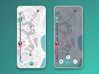 Daily UI Challenge #20 - Location Tracker challenge accepted gps gps tracker location location tracker meetup ui