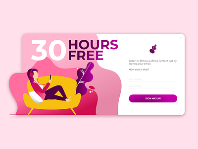 Daily UI Challenge #16 - Pop Up