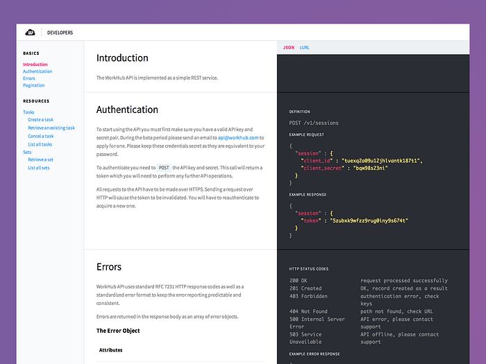 Api Documentation By Ryan Pittman On Dribbble