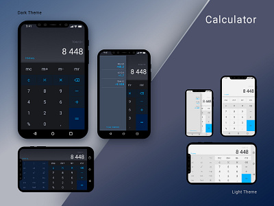 Calculator app dailyui4 design mobile ui ux