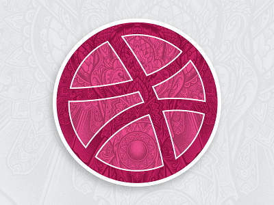 Dribbble Sticker Pack Playoff - Be Strong be strong bestrong dribbble elephant illustration ornate playoff sticker sticker mule stickermule stickerpack