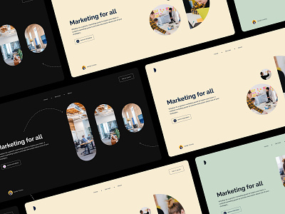 Social media marketing web UI branding components design freelance design illustration instagram logo socialmedia traval typography ui uidesign webui