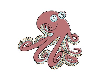 octopus illustration vector