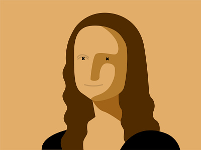 Mona Lisa illustration vector