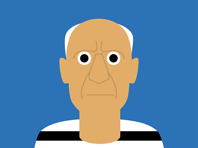 Pablo Picasso illustration vector