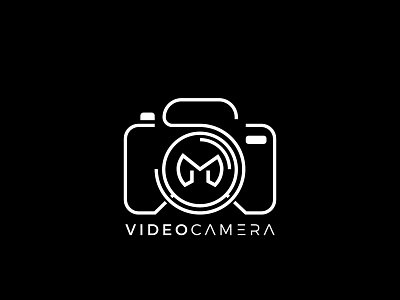 videocamera elegant design flat graphic design hand drawn icon illustrator lettermark minimal minimalist minimalist logo minimalist logo design vector videocamera vintage wordmark