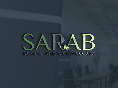 SARAB beauty and wellness spa beauty beauty and wellness health and beauty health and wellness health care health logo lettermark logo logo skin care spa logo wellness logo wordmark logo