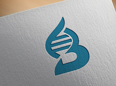 Bio B biotech biotechnology design graphic design icon lettermark logo minimal technology wordmark