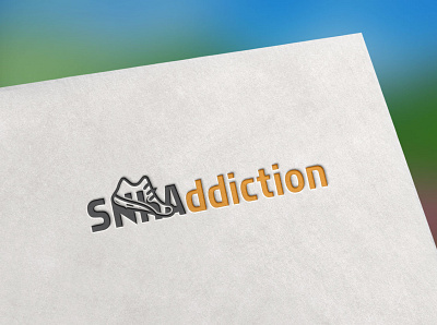 SNAddiction branding flat minimal resilience shoe logo shoes sneaker logo sneakers