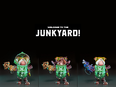 3D Junkyard Dogs in Netvrk metaverse. Soon