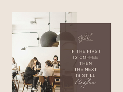 Minimalist Coffee Quotes Instagram Post advertising branding design graphic design instagrampost modern poster design typography unique flyer design