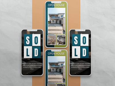 Real estate instagram stories Canva templates banner design canva canva templates design graphic design instagram stories social media post