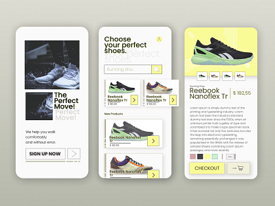Shoe App android app apple branding colorfull design illustration inspiration ios shoe shoes shot ui uiux ux vector