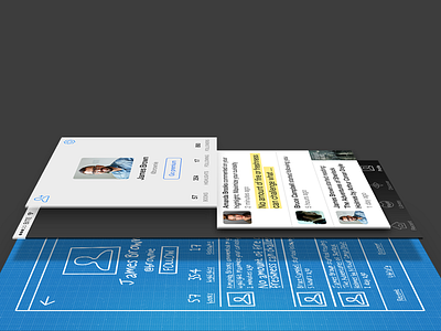 Fastr Books User Profile Design Process Layer View