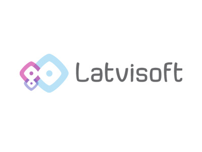 Latvisoft Logo Design agency branding development identity lettering logo logo design logomark logotype software technology type typography