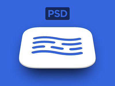 Download Free App Store Icon Psd Template From Inbudgetapp By Alexander Bickov On Dribbble