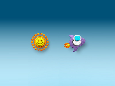 Efumo Design Small Icons design graphic design icons rocket sun