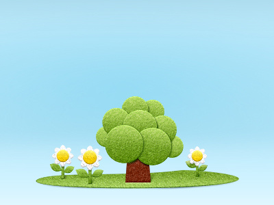 Efumo Design Tree Icon art design flower graphic design grass icon illustration tree