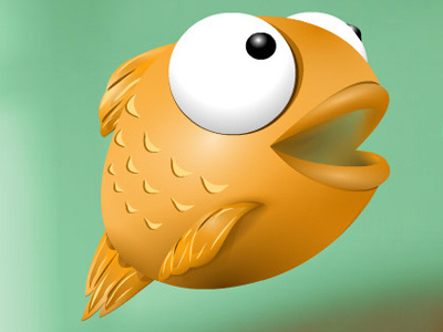 Flash Game Illustration design fish flash game graphic design green illustration web yellow