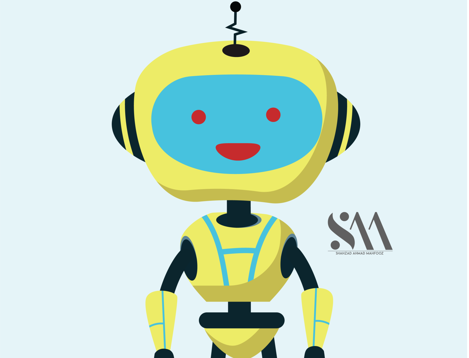 robot-cartoon-animate-in-illustrator-by-sam-on-dribbble