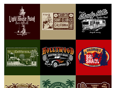 Graphics for tees freelance graphics design screen print vintage design